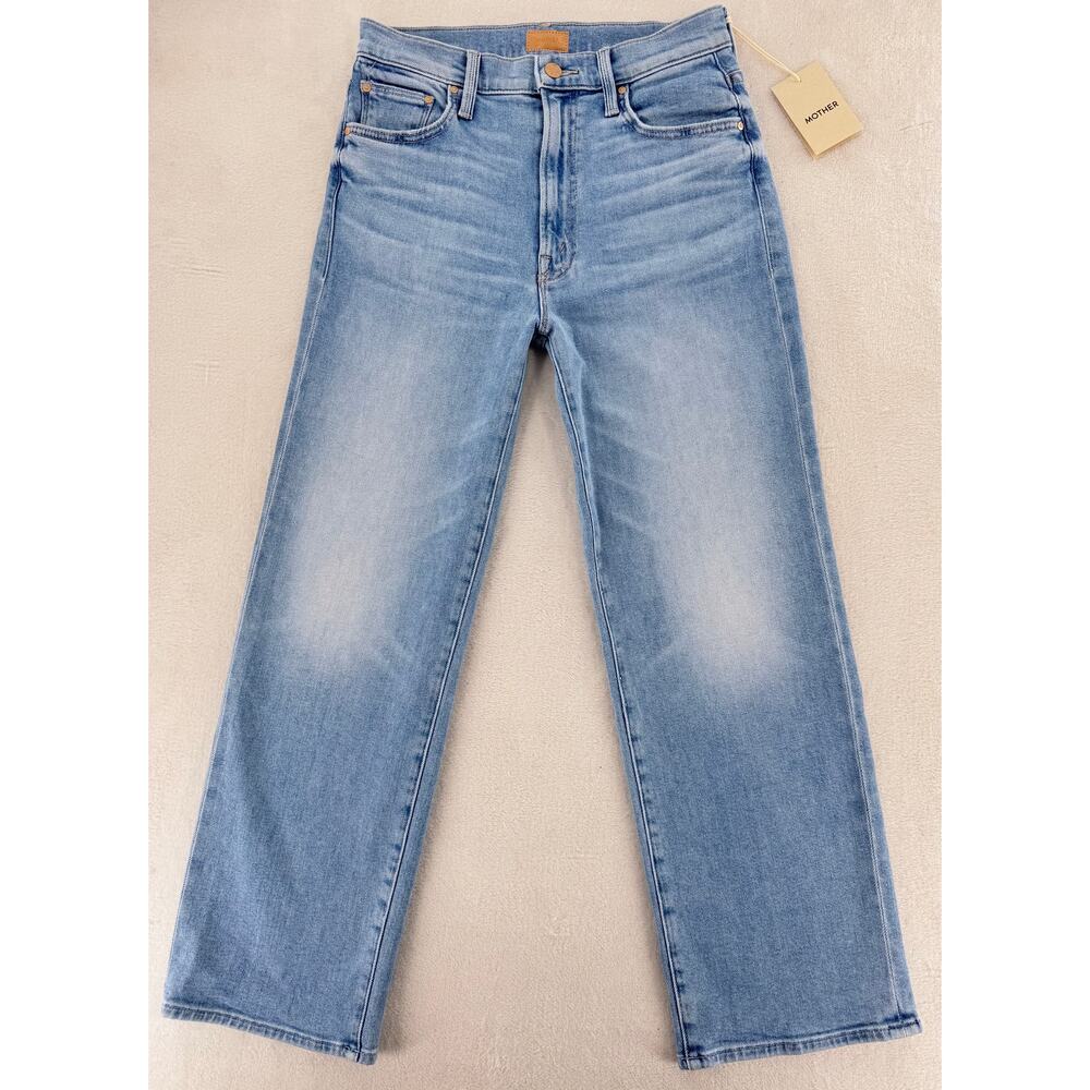 Mother Jeans The Rambler Zip Ankle Relaxed Straight Look Ma No Hands 27 NWT - Picture 2 of 10